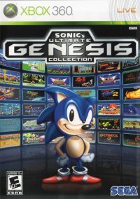 Sonic's Ultimate Genesis Collection PAL Xbox 360  box art